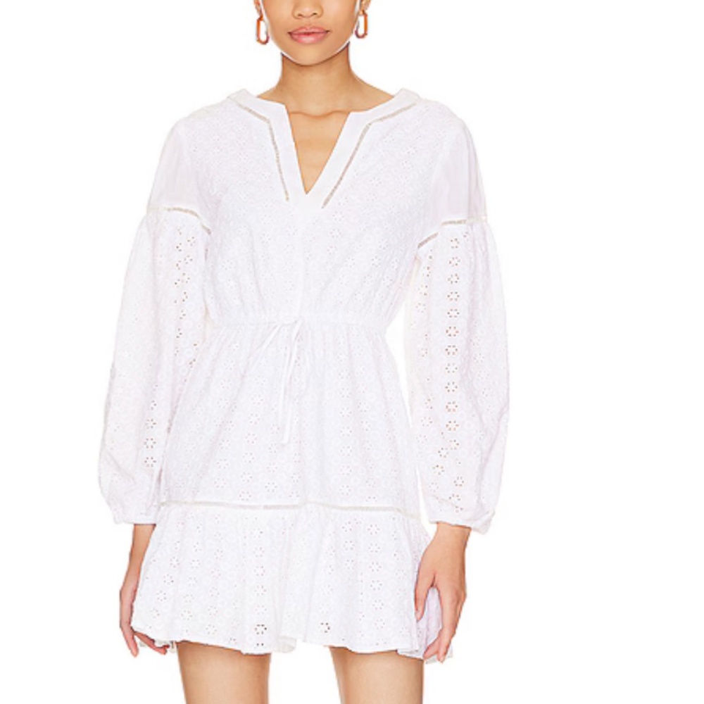 1. State White Eyelet Dress